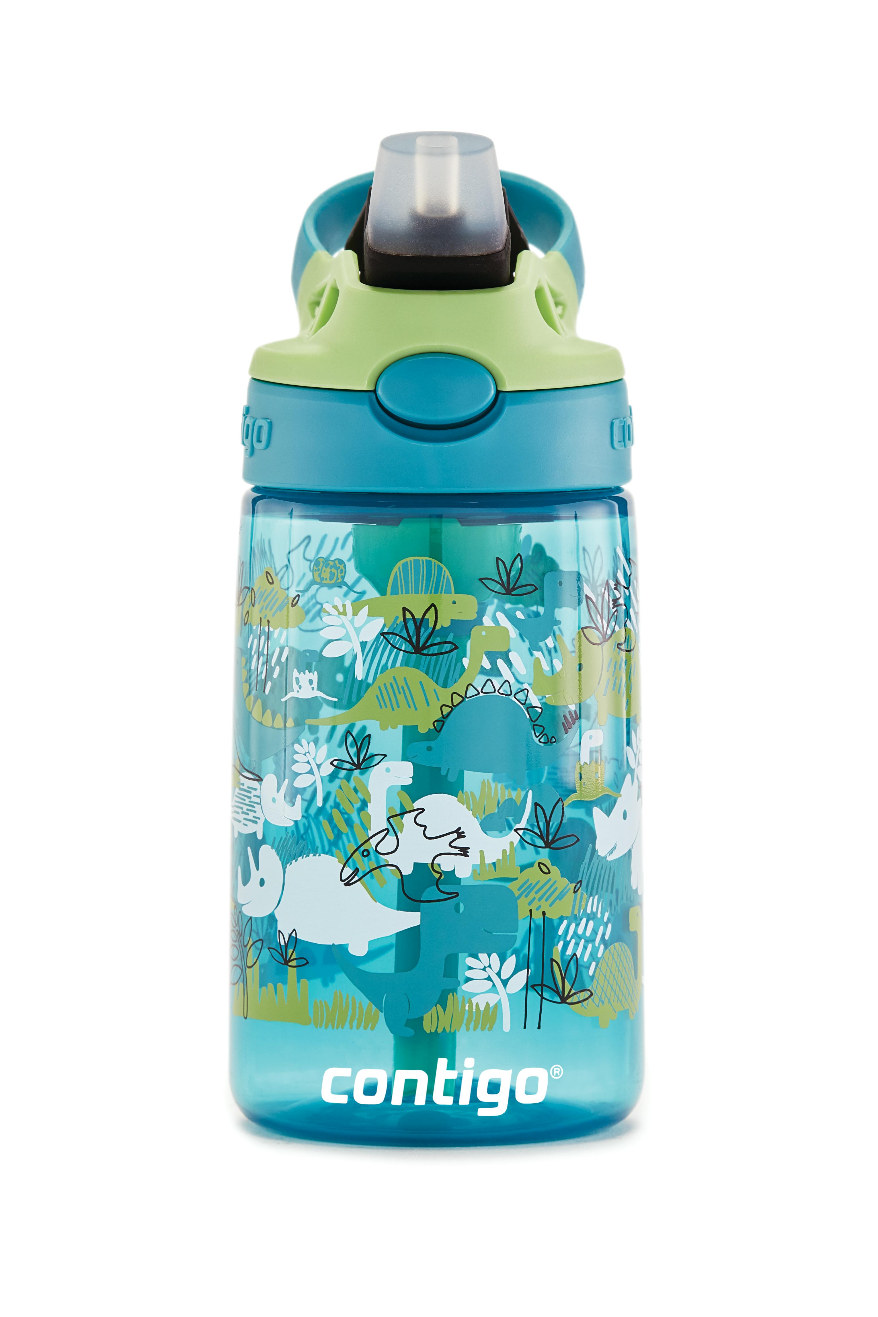 Kids Straw Water Bottle with AUTOSPOUT Lid, 14oz