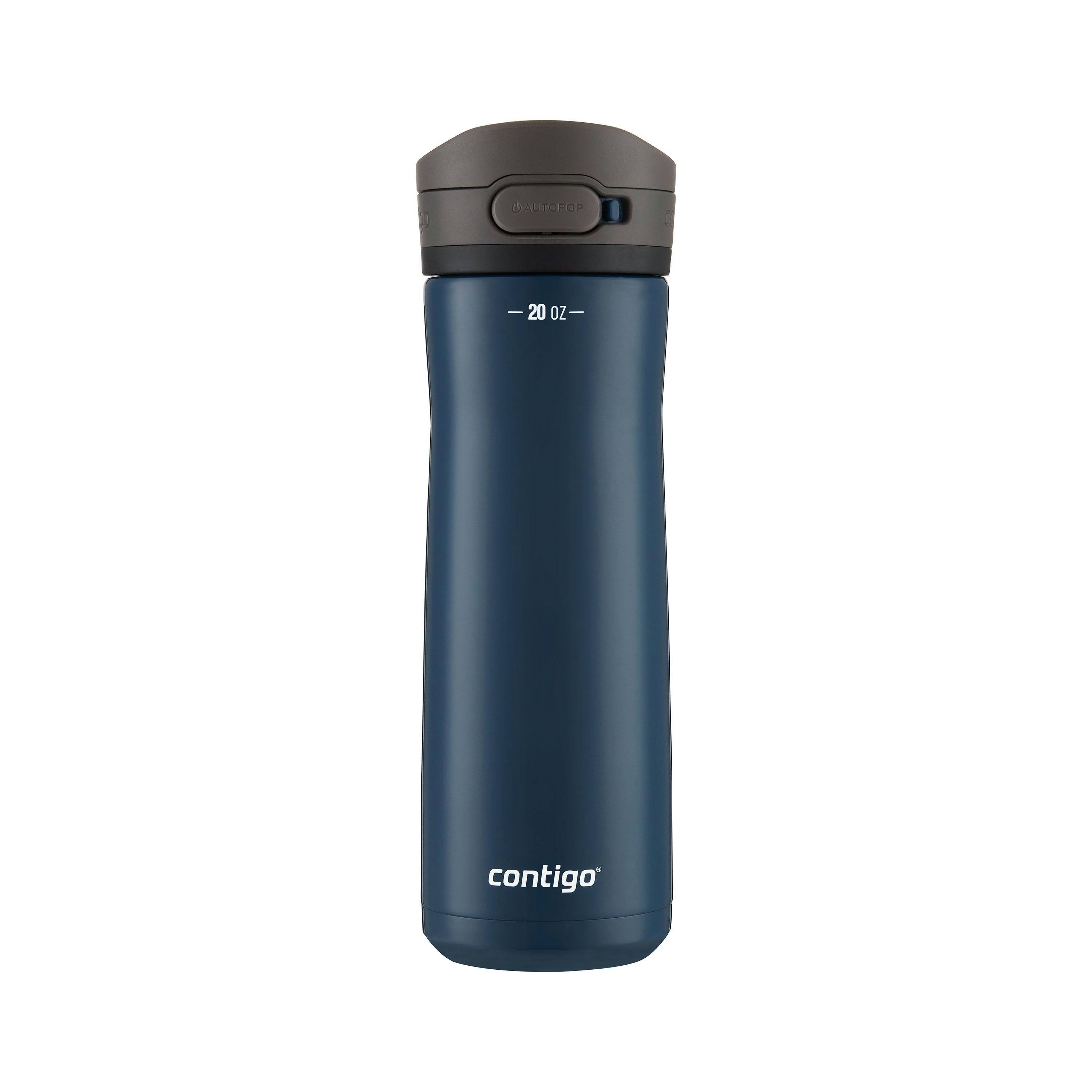 Jackson Chill 2.0 Water Bottle with AUTOPOP Lid | Stainless Steel Water Bottle, 20oz., Blueberry Opaque