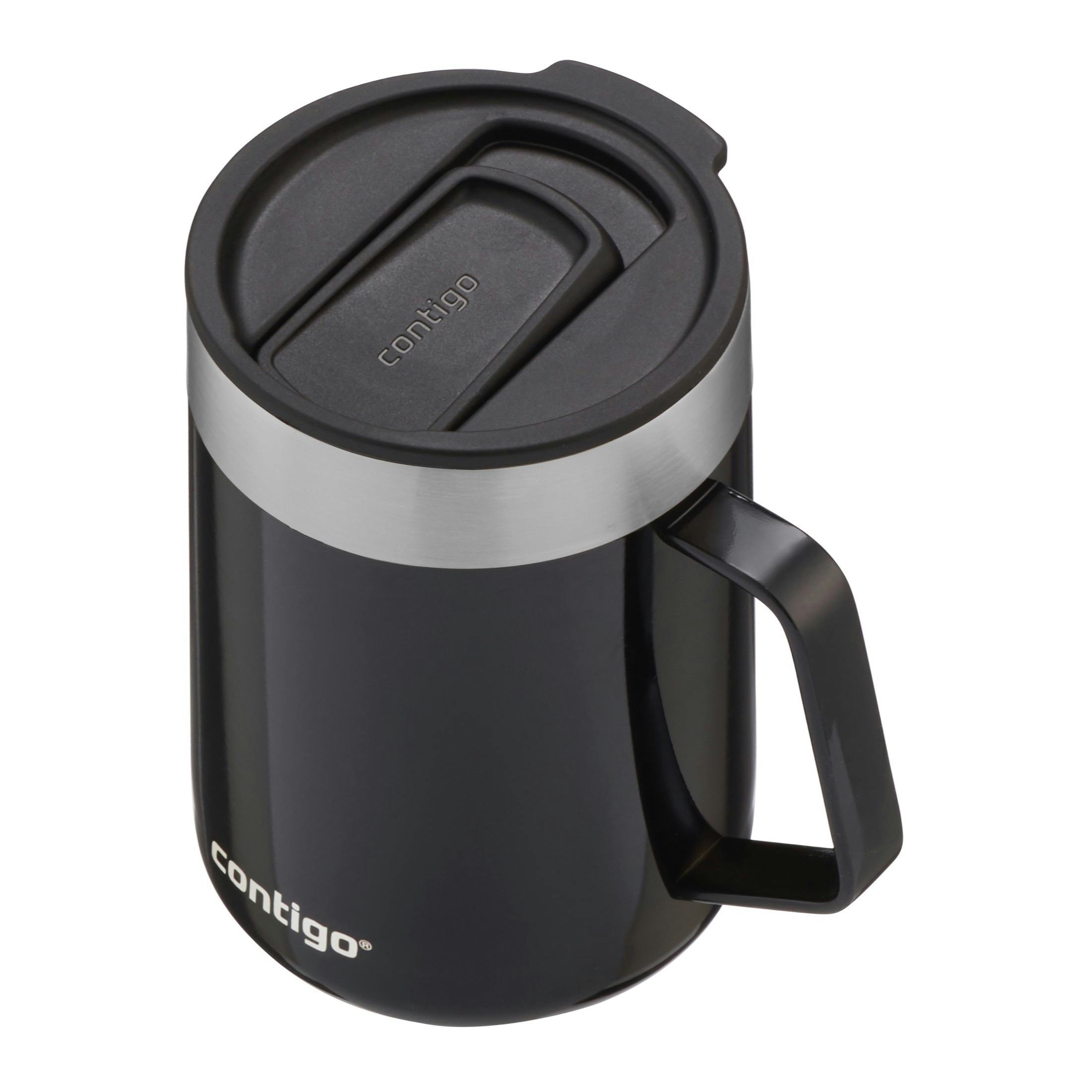 Streeterville Stainless Steel Mug with Handle, 14oz