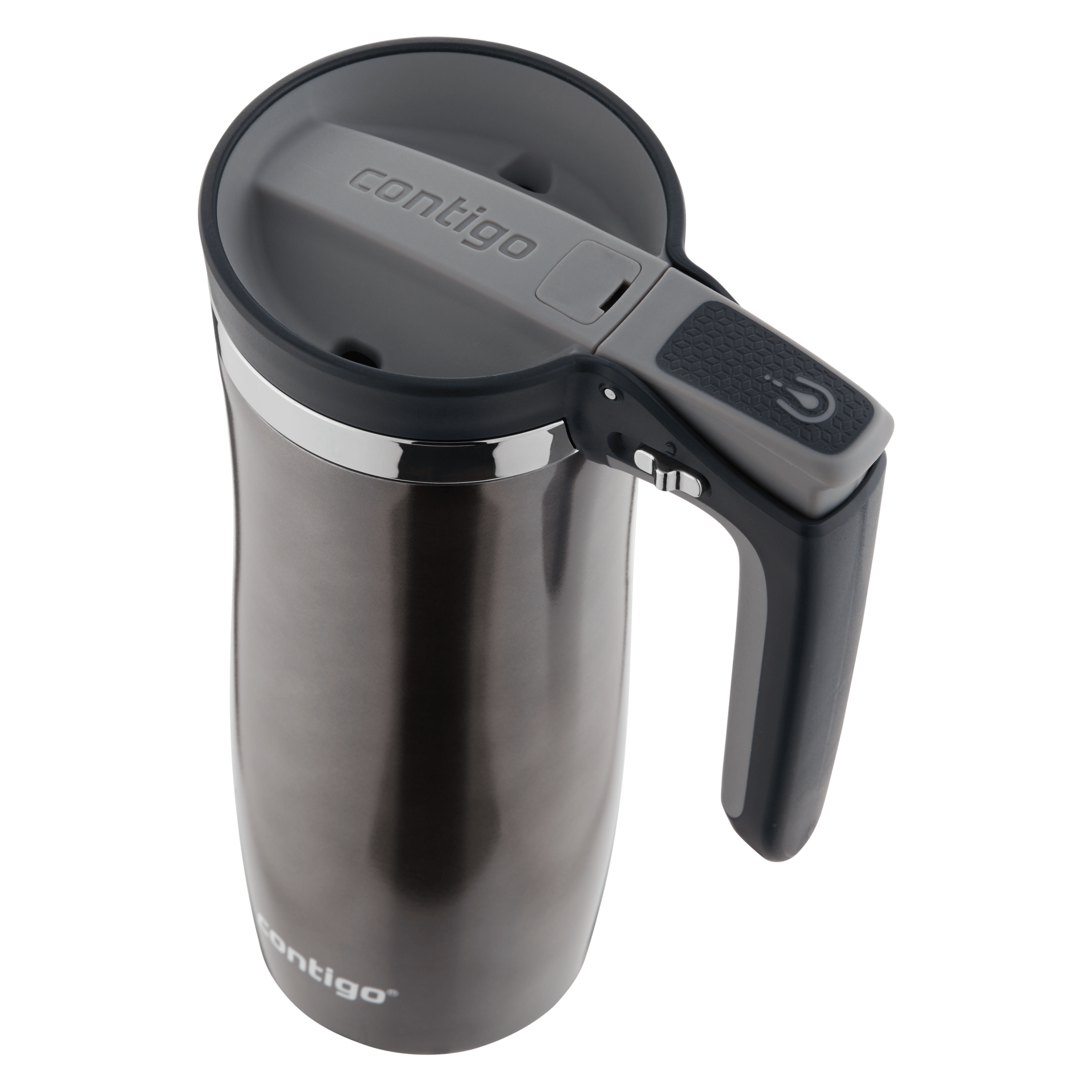 Handled AUTOSEAL Stainless Steel Travel Mug with Easy-Clean Lid, 16oz