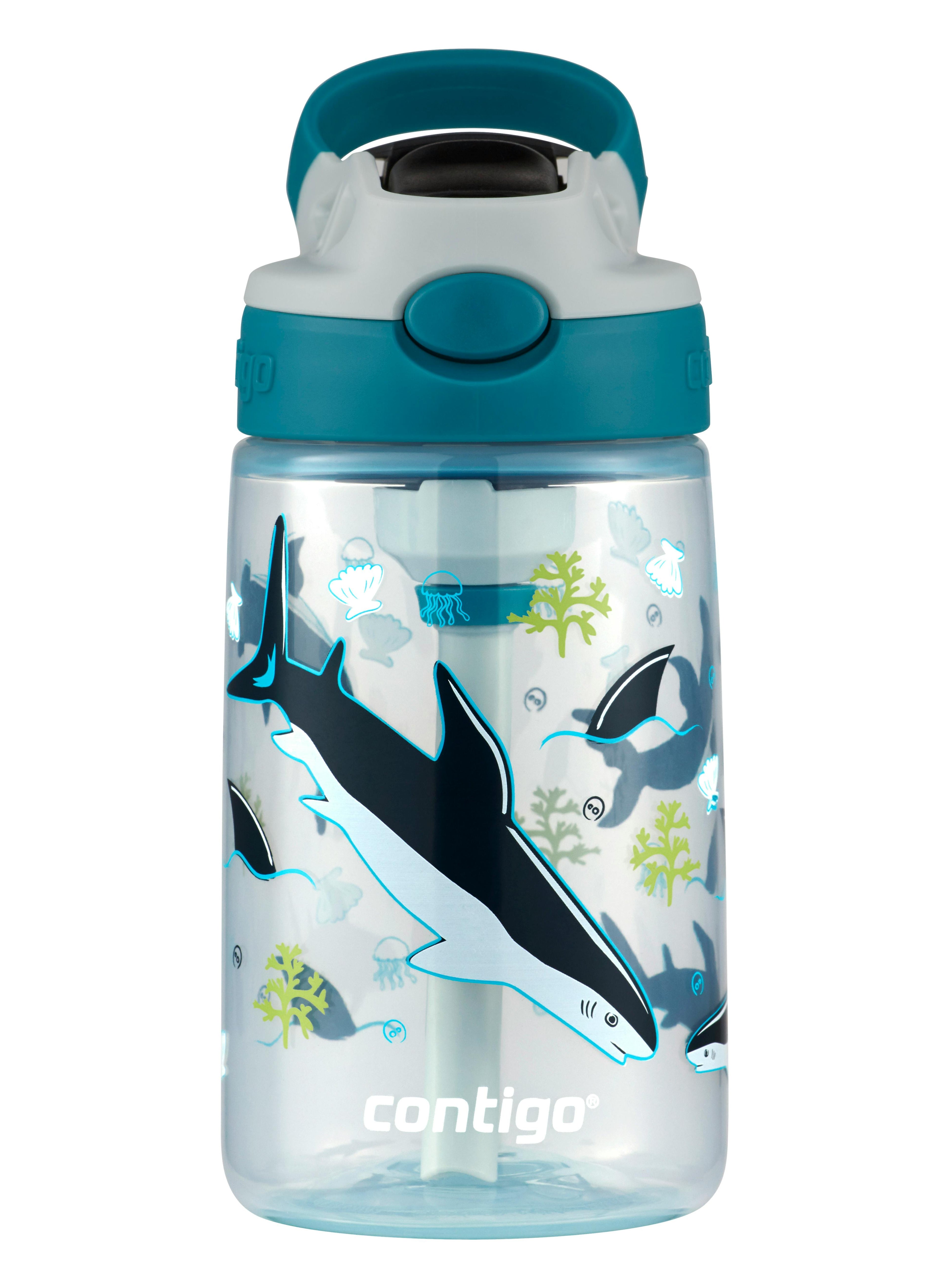 Kids Straw Water Bottle with AUTOSPOUT Lid, 14oz