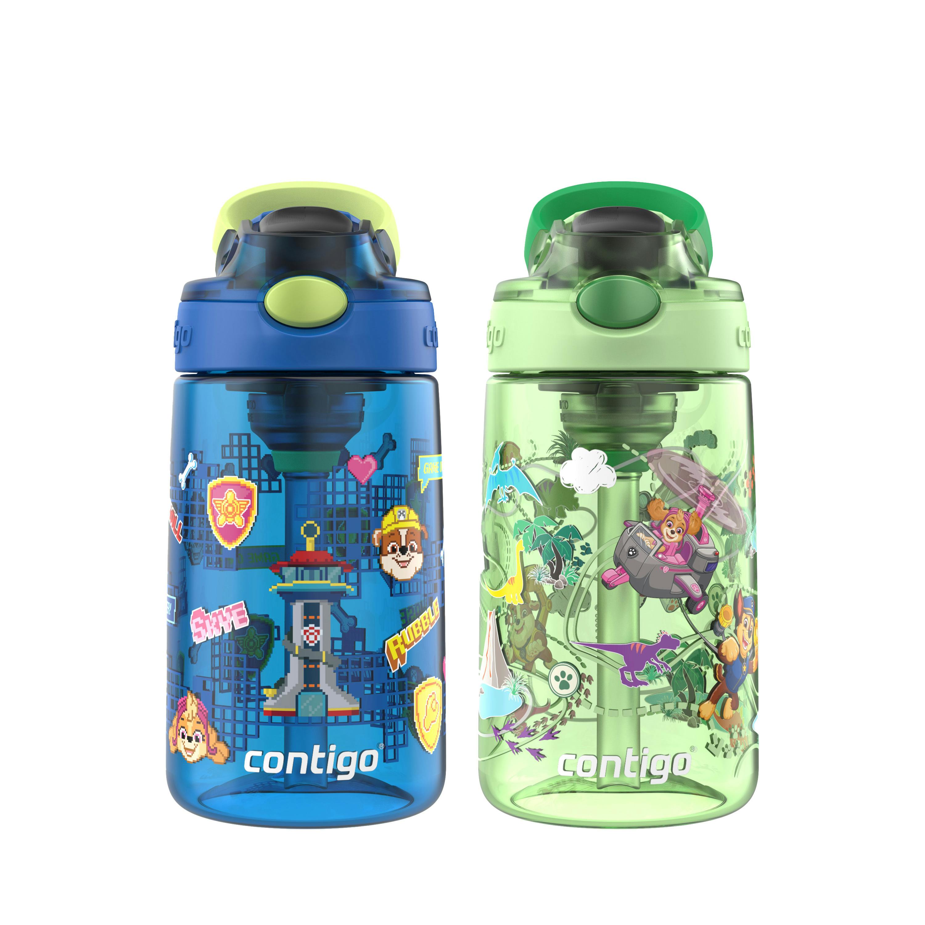 Kids Water Bottle with Redesigned AUTOSPOUT Straw, 14 oz